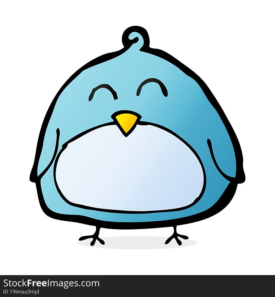 funny cartoon bird