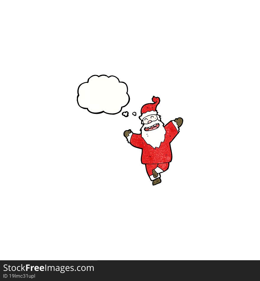 dancing santa claus cartoon