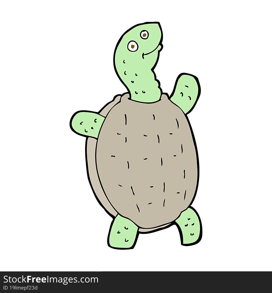 Cartoon Happy Turtle