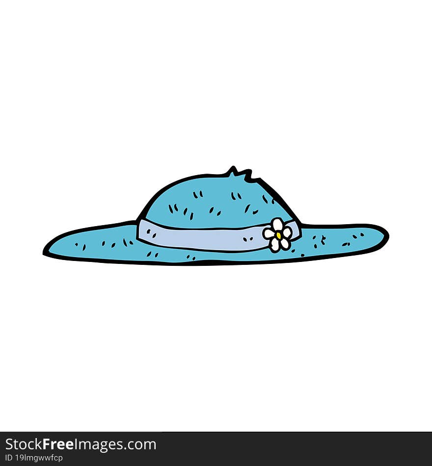 cartoon summer hat