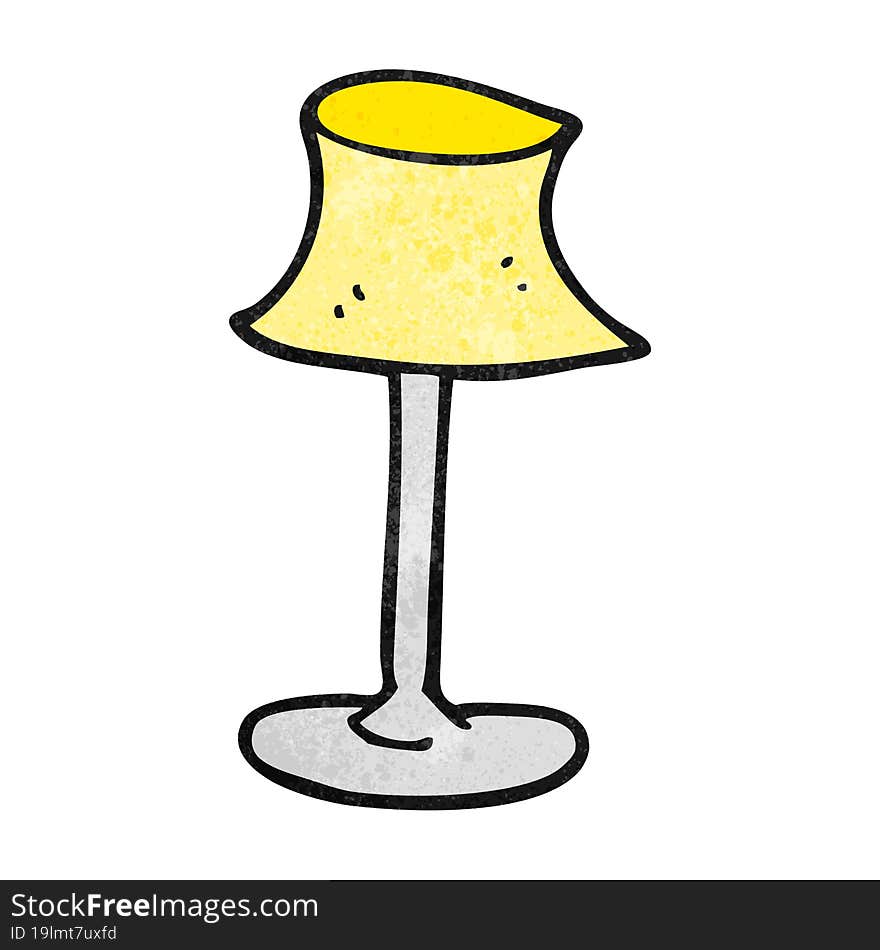 textured cartoon lamp