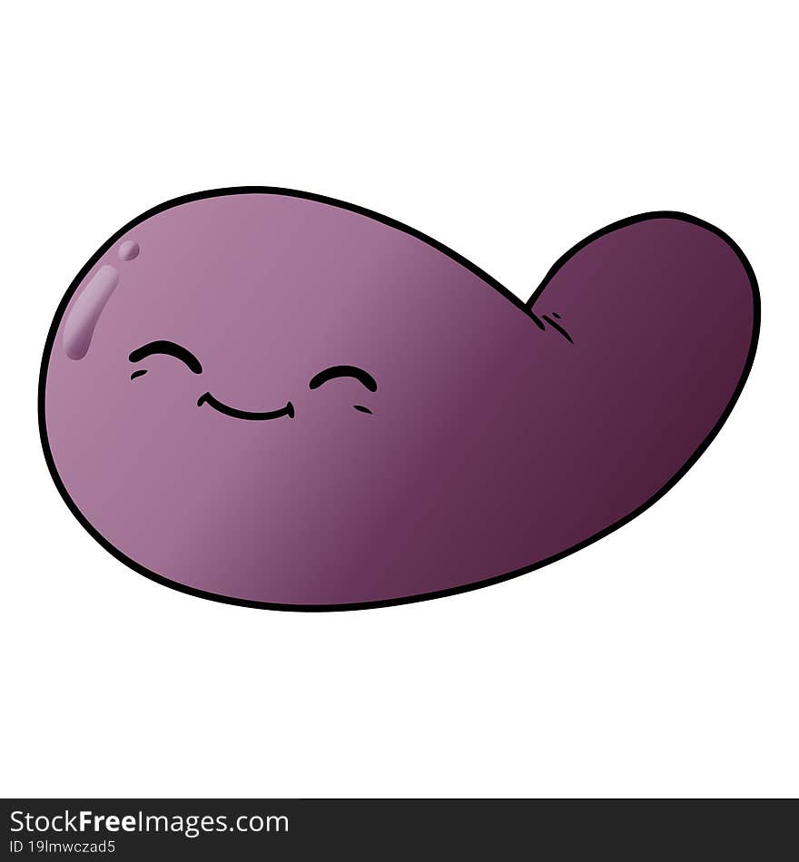 cartoon gall bladder. cartoon gall bladder