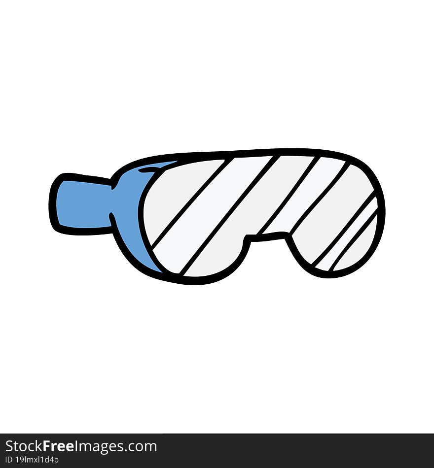 cartoon safety goggles. cartoon safety goggles