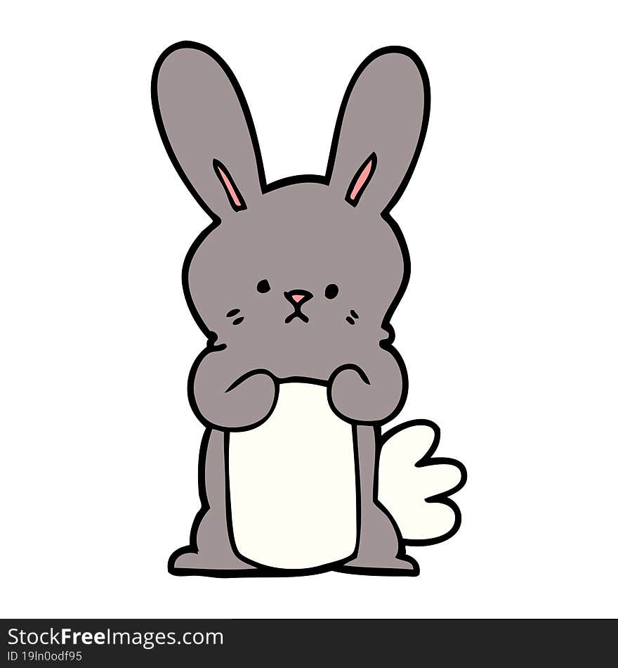 Cartoon Doodle Bunny Rabbit