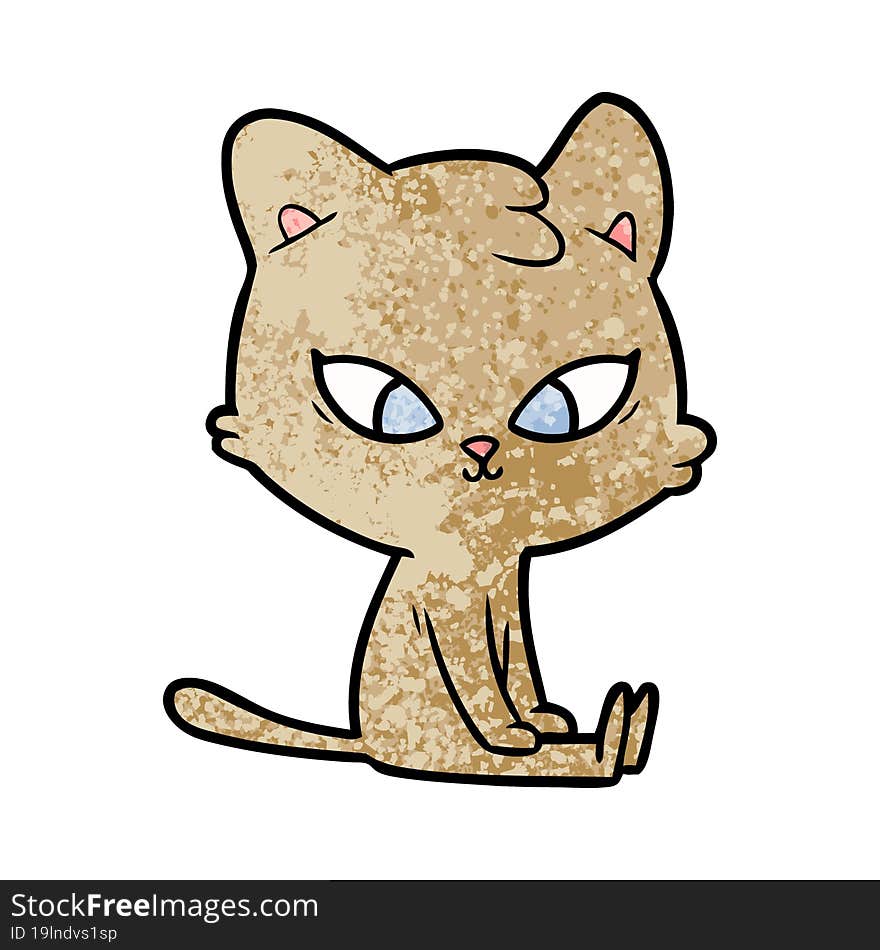 cute cartoon cat. cute cartoon cat