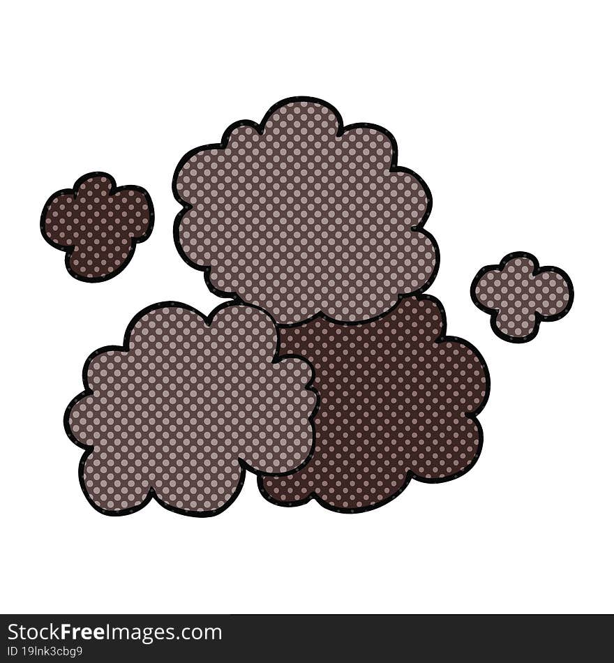 cartoon smoke cloud