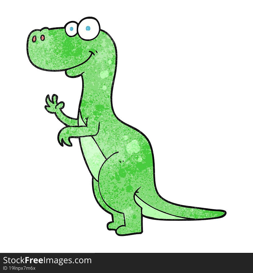 textured cartoon dinosaur