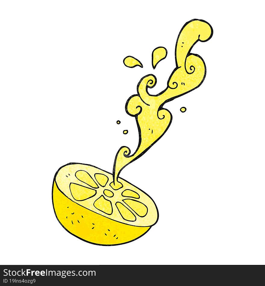 Texture Cartoon Lemon