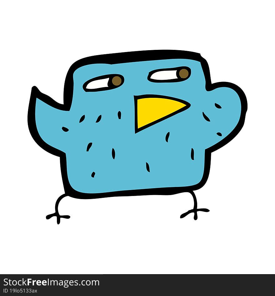 cartoon bird