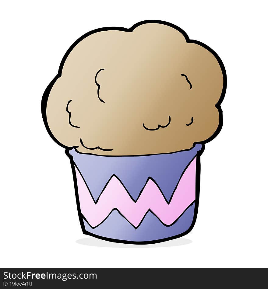 cartoon cupcake