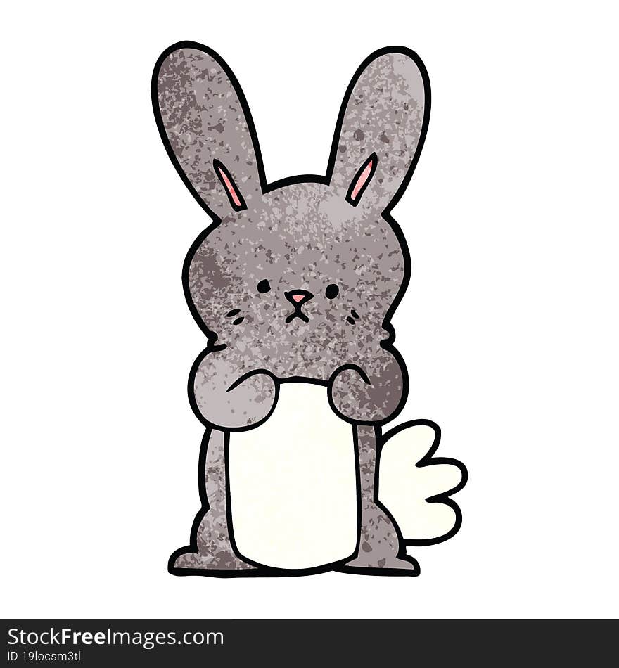 cartoon doodle bunny rabbit