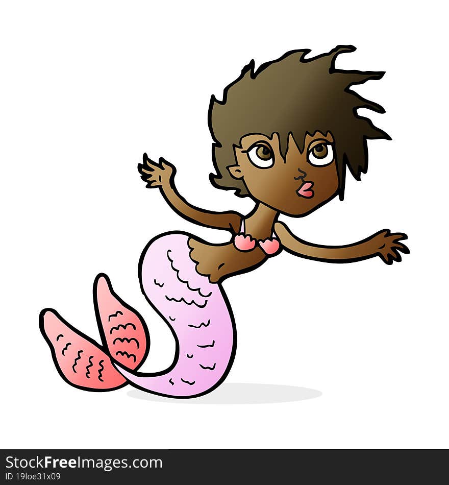 Cartoon Mermaid