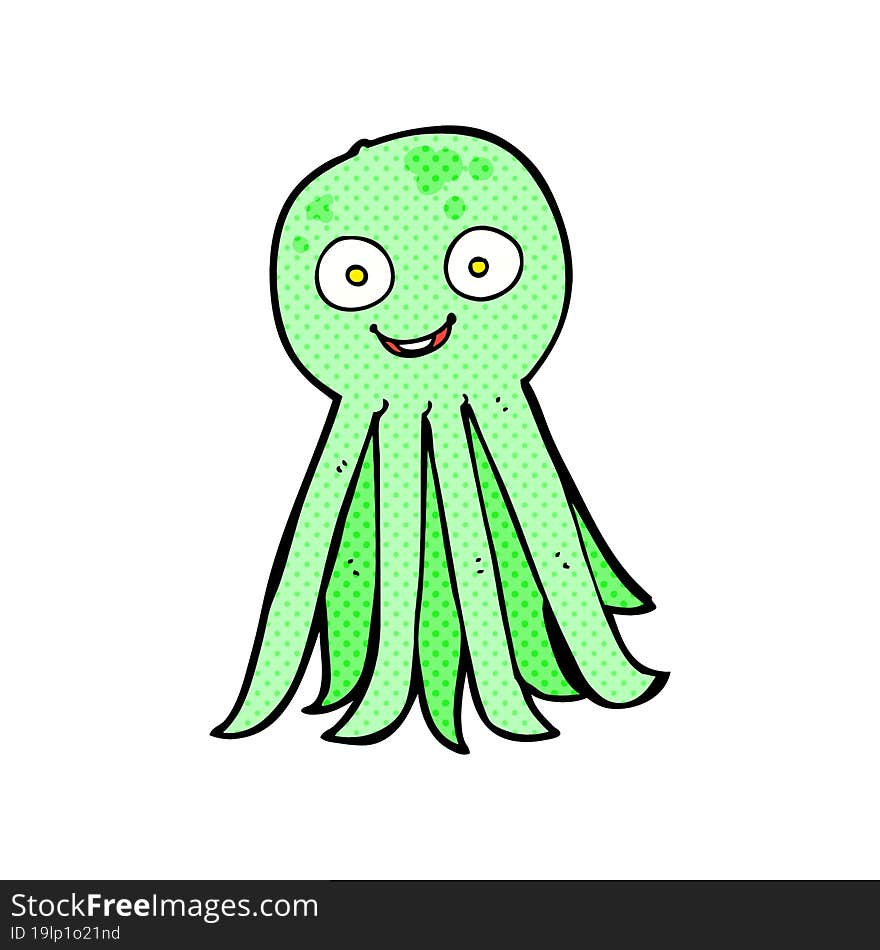 cartoon octopus