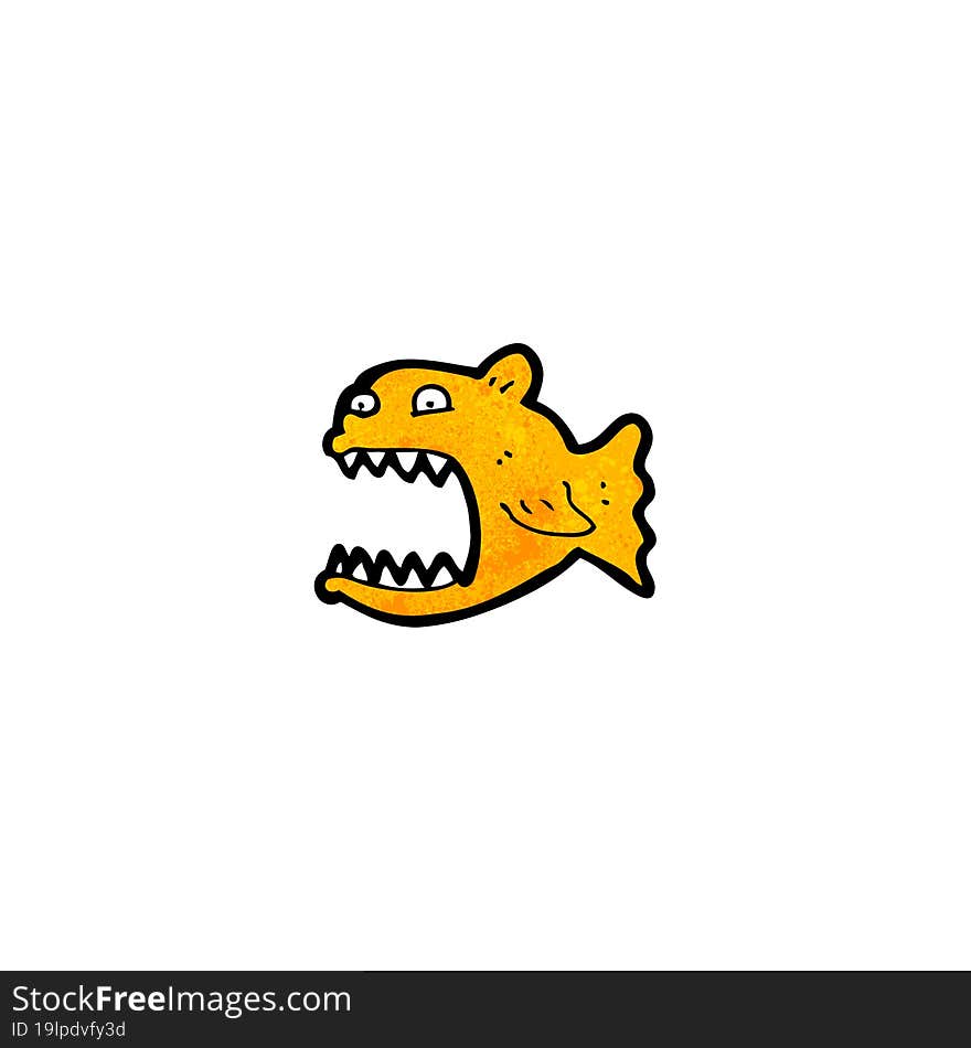 Cartoon Piranha