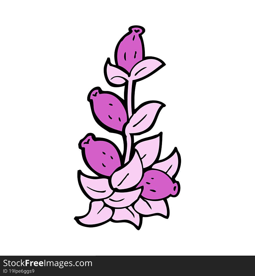 cartoon flowers