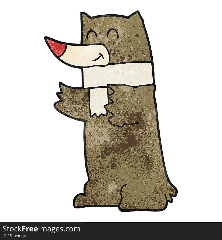 Textured Cartoon Bear