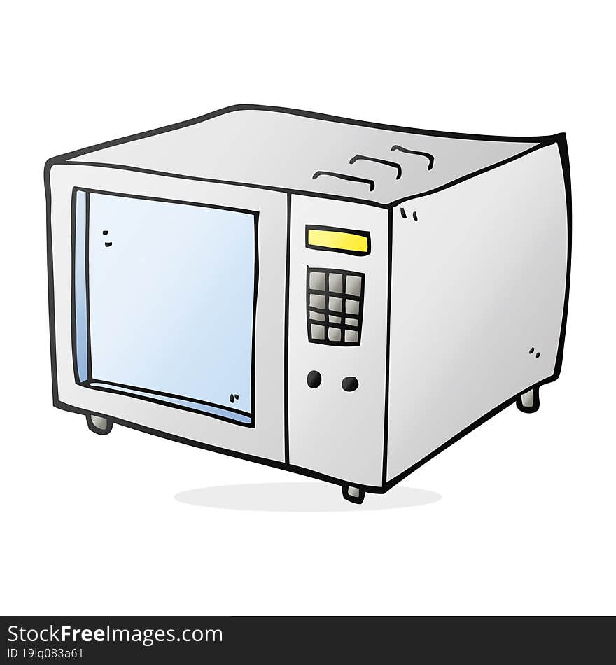 cartoon microwave