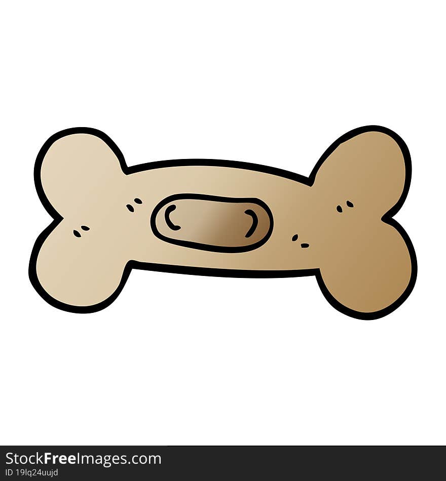 Cartoon Doodle Pet Bone