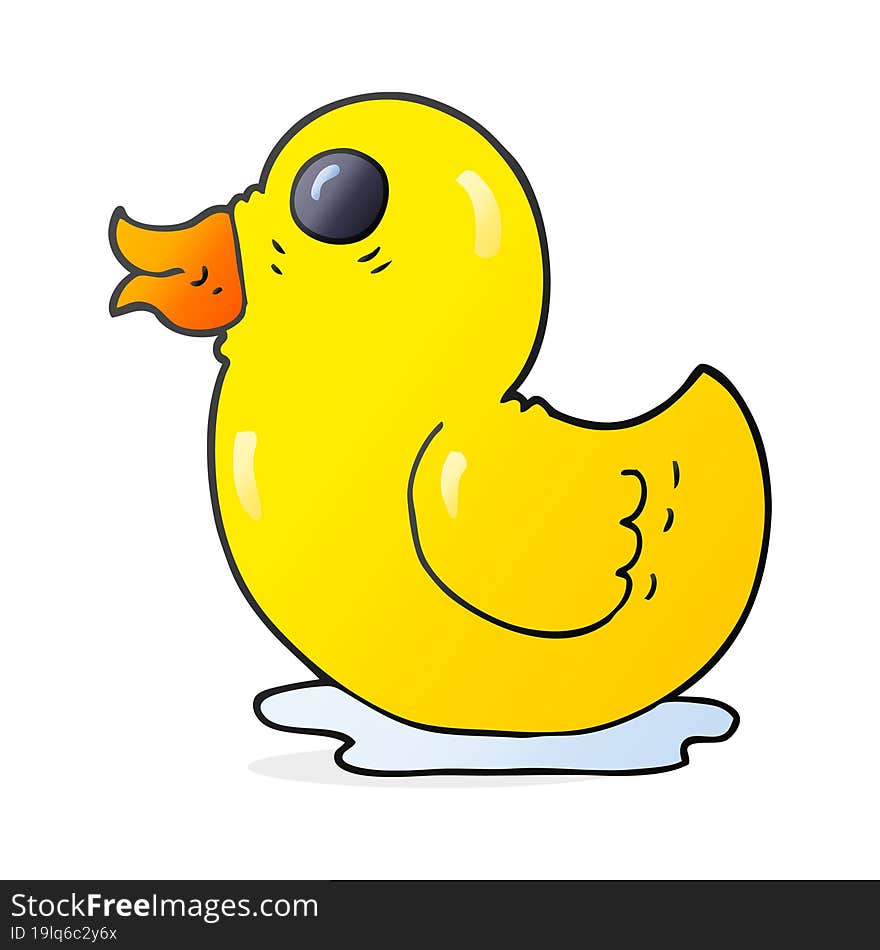 cartoon rubber duck