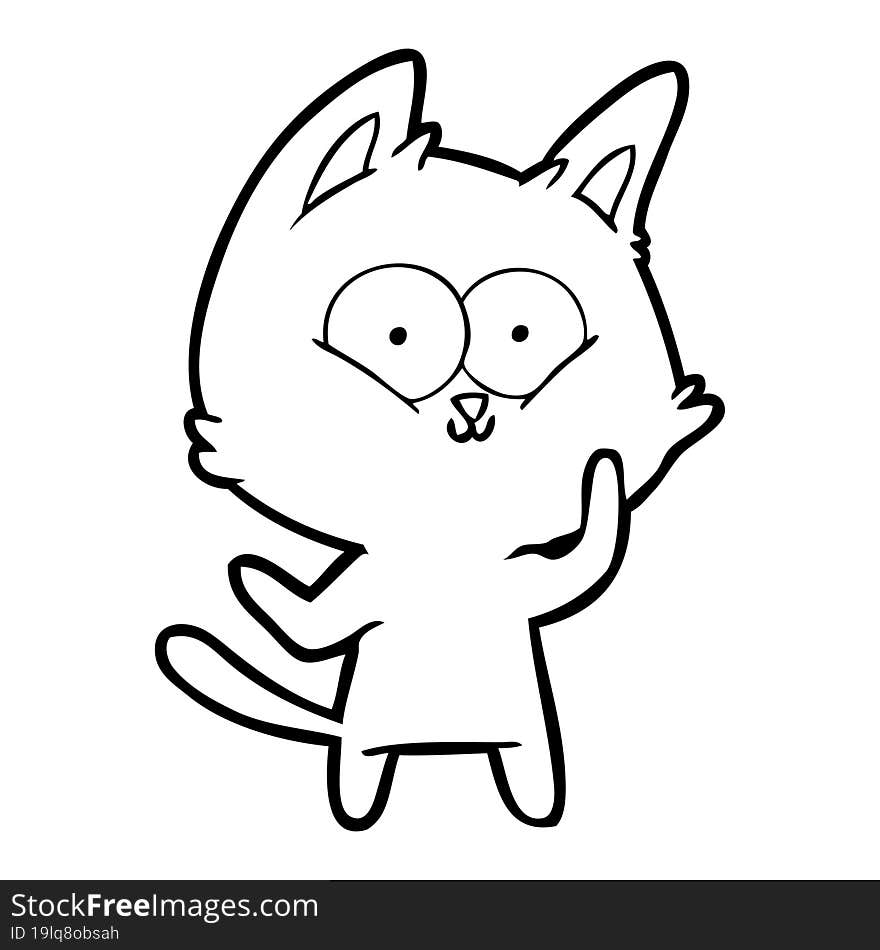 cartoon cat. cartoon cat