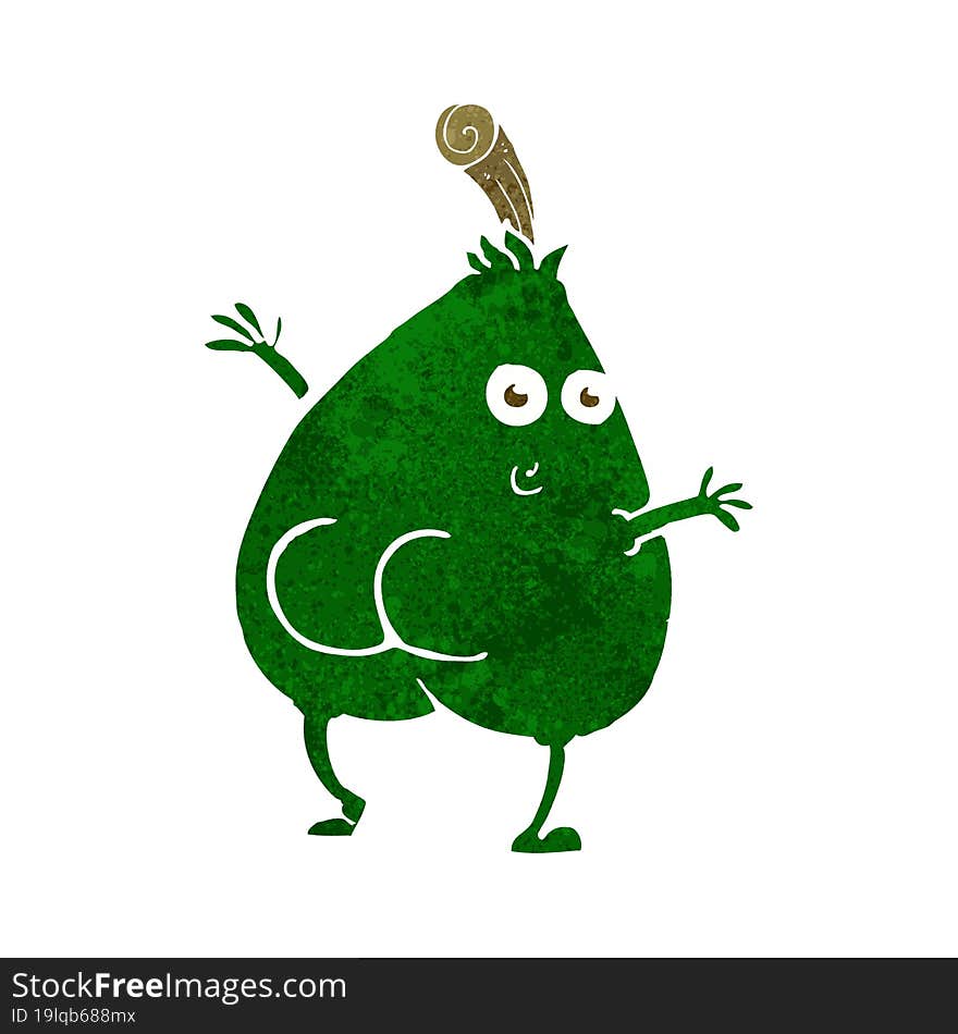 A Nice Pear Cartoon