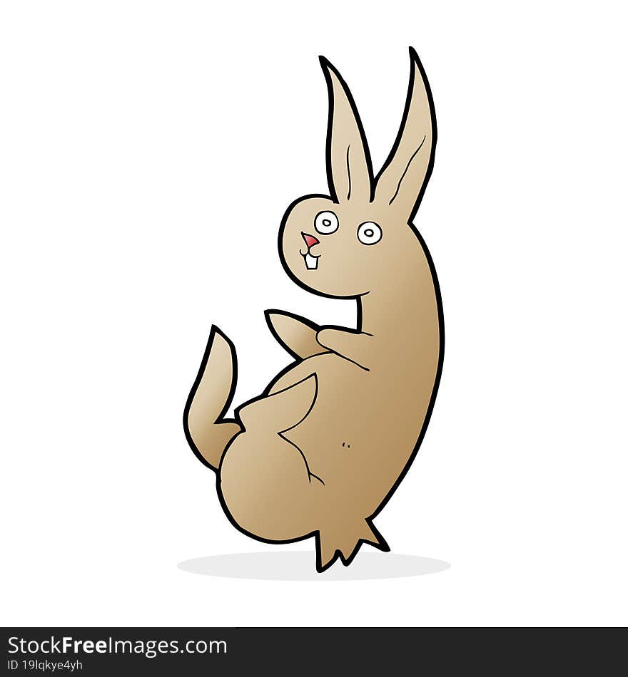 cue cartoon rabbit