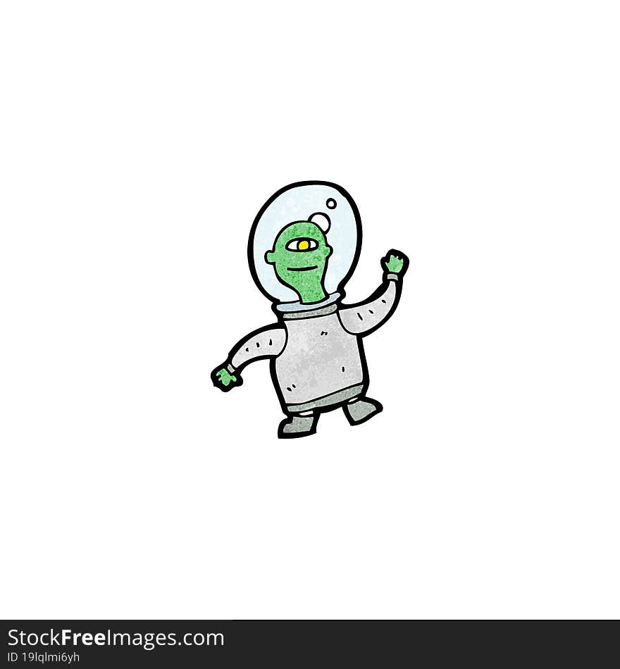 Cartoon Alien