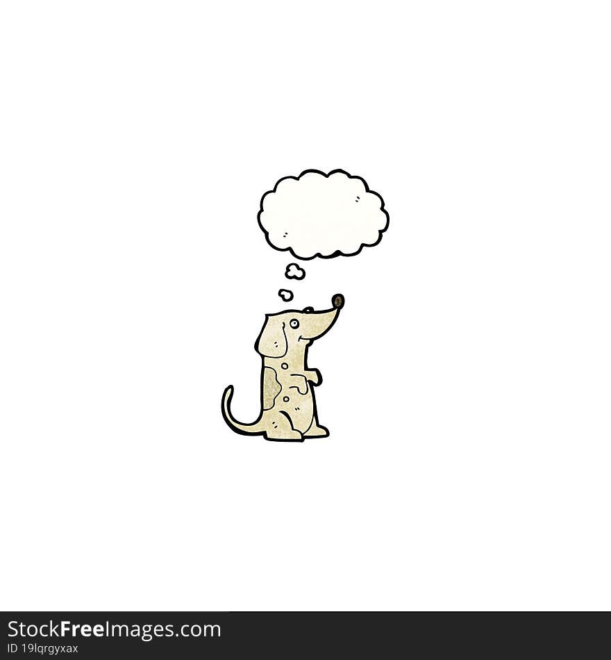 cute funny little dog cartoon