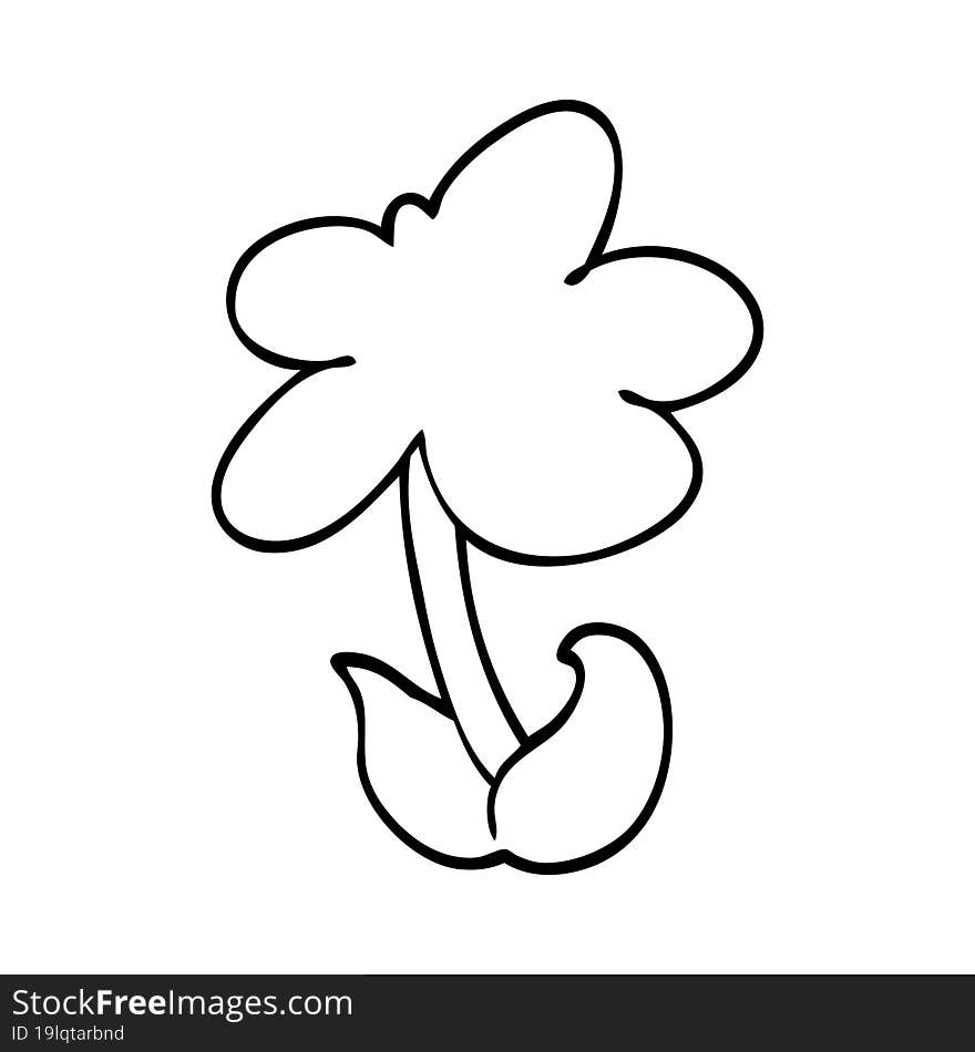 Cute Cartoon Flower