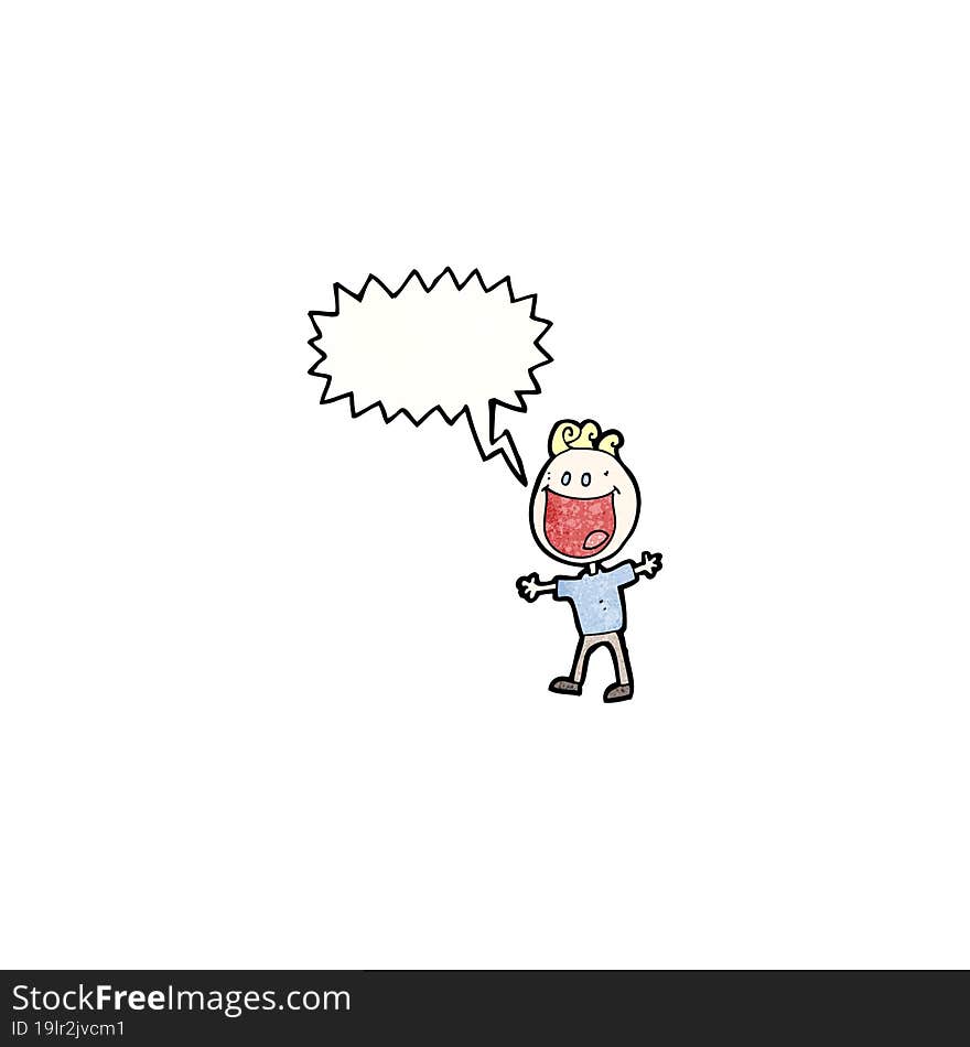 shouting man cartoon