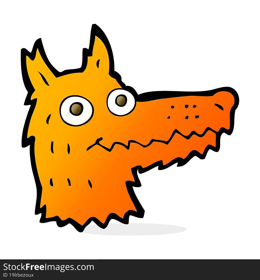 Cartoon Fox Head