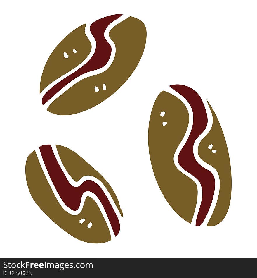 cartoon doodle of coffee beans