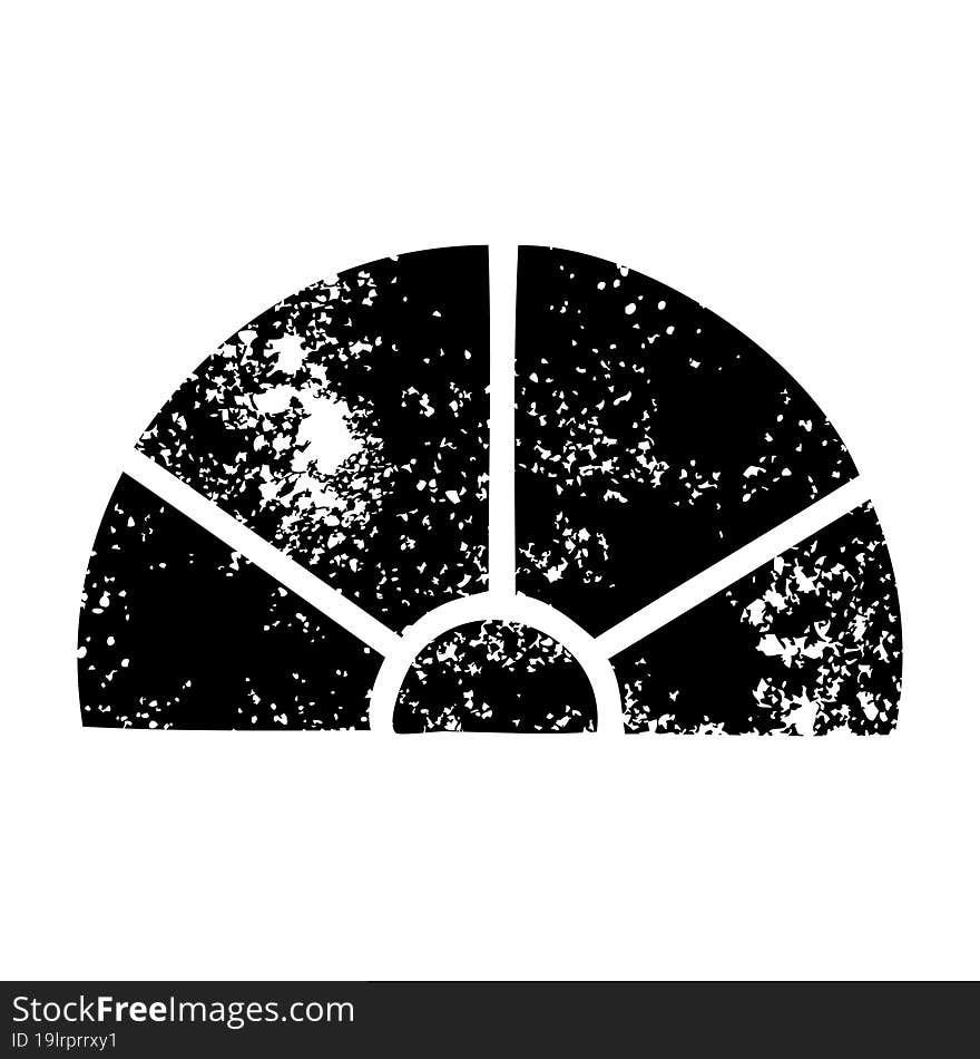 distressed symbol math equipment