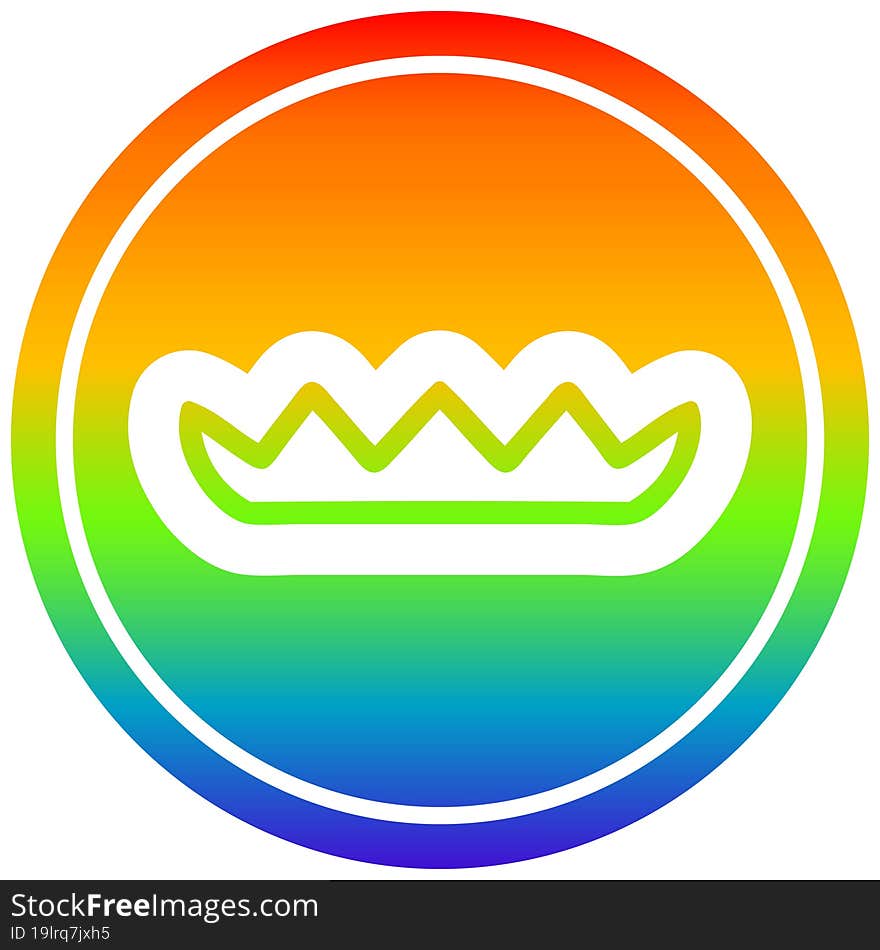 simple leaves icon with rainbow gradient finish. simple leaves icon with rainbow gradient finish