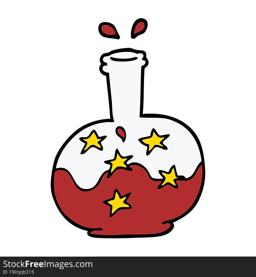 Cartoon Doodle Magic Potion