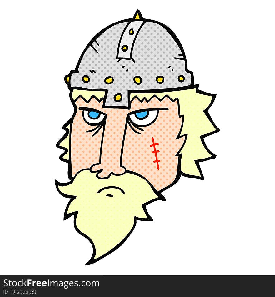 cartoon viking warrior