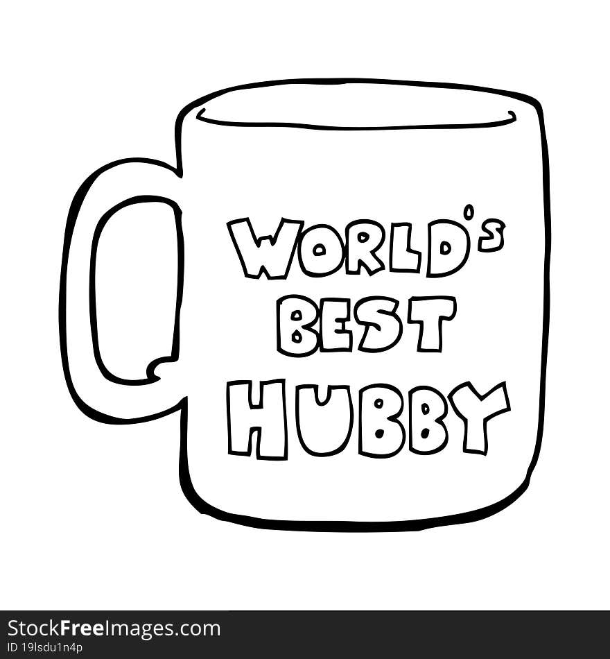 worlds best hubby mug