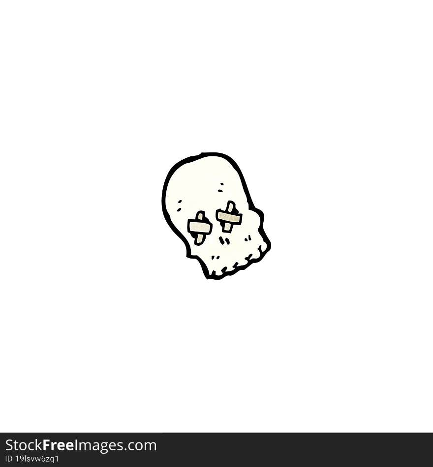 spooky skull symbol