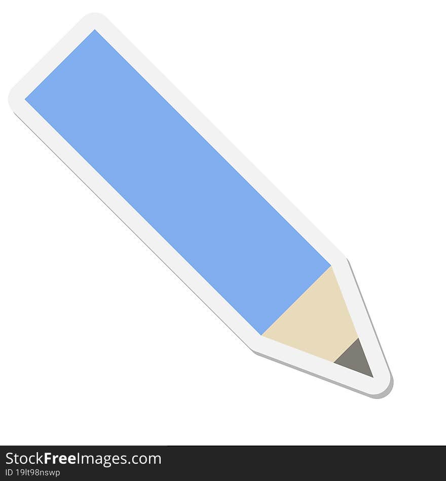 pencil sticker