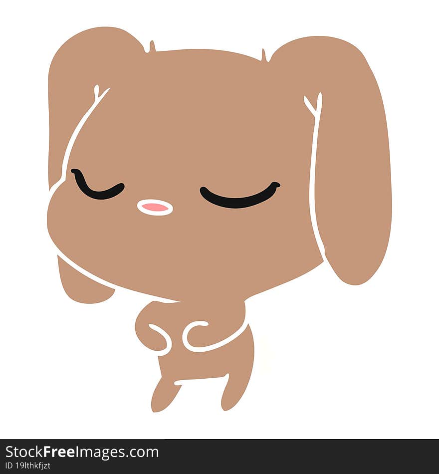 Cartoon Of Cute Kawaii Bunny