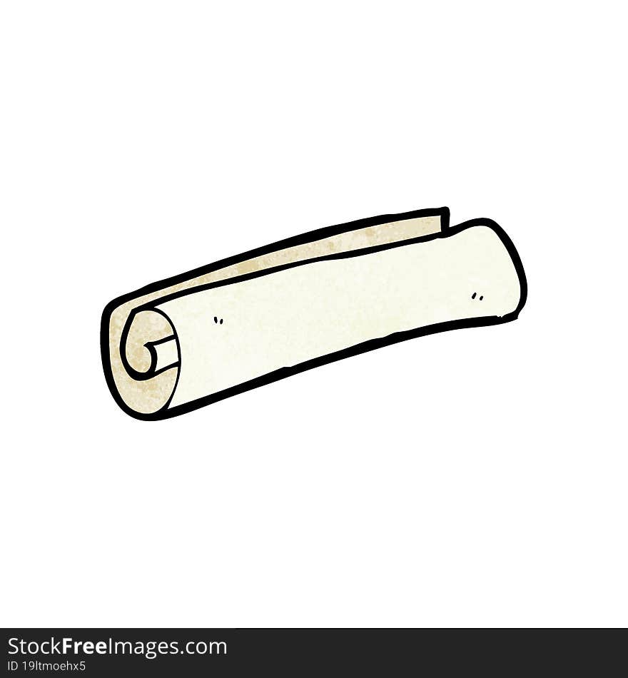 cartoon scroll