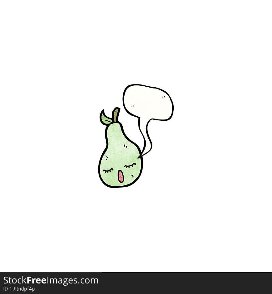 Cartoon Pear