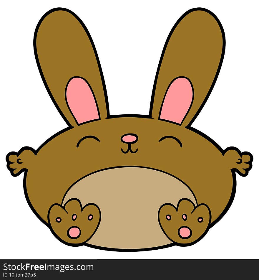 cartoon rabbit. cartoon rabbit