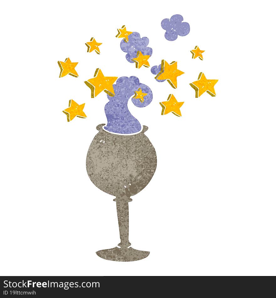 Retro Cartoon Magic Goblet