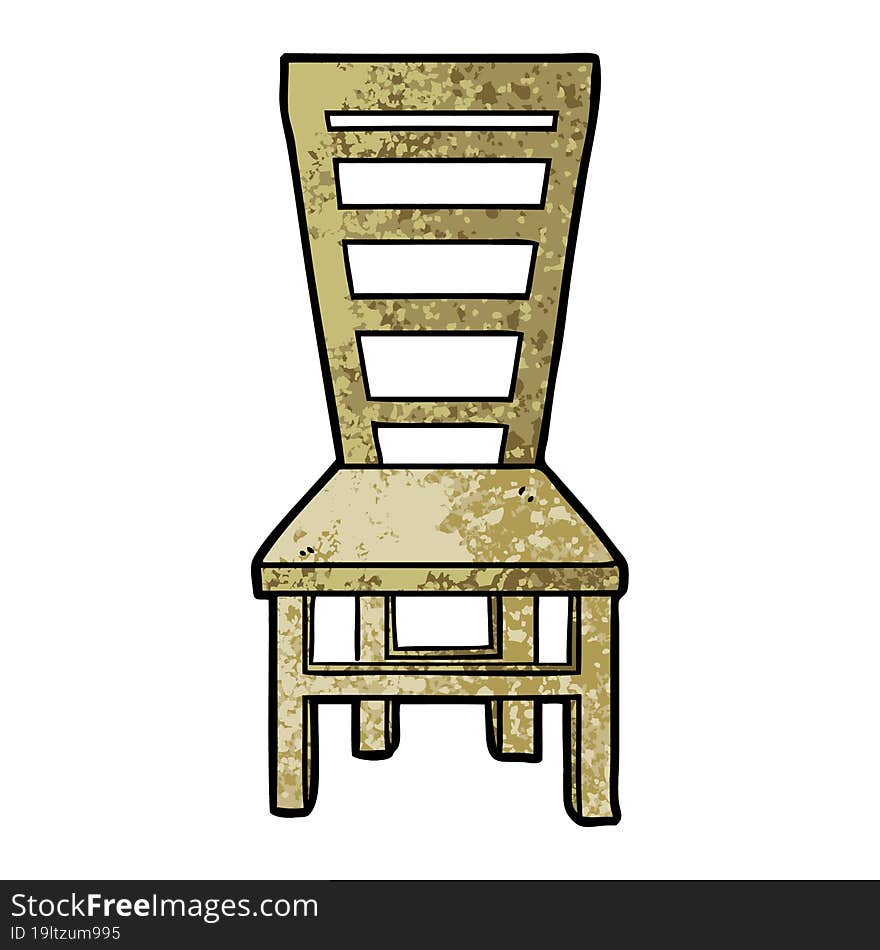 old wooden chair cartoon. old wooden chair cartoon