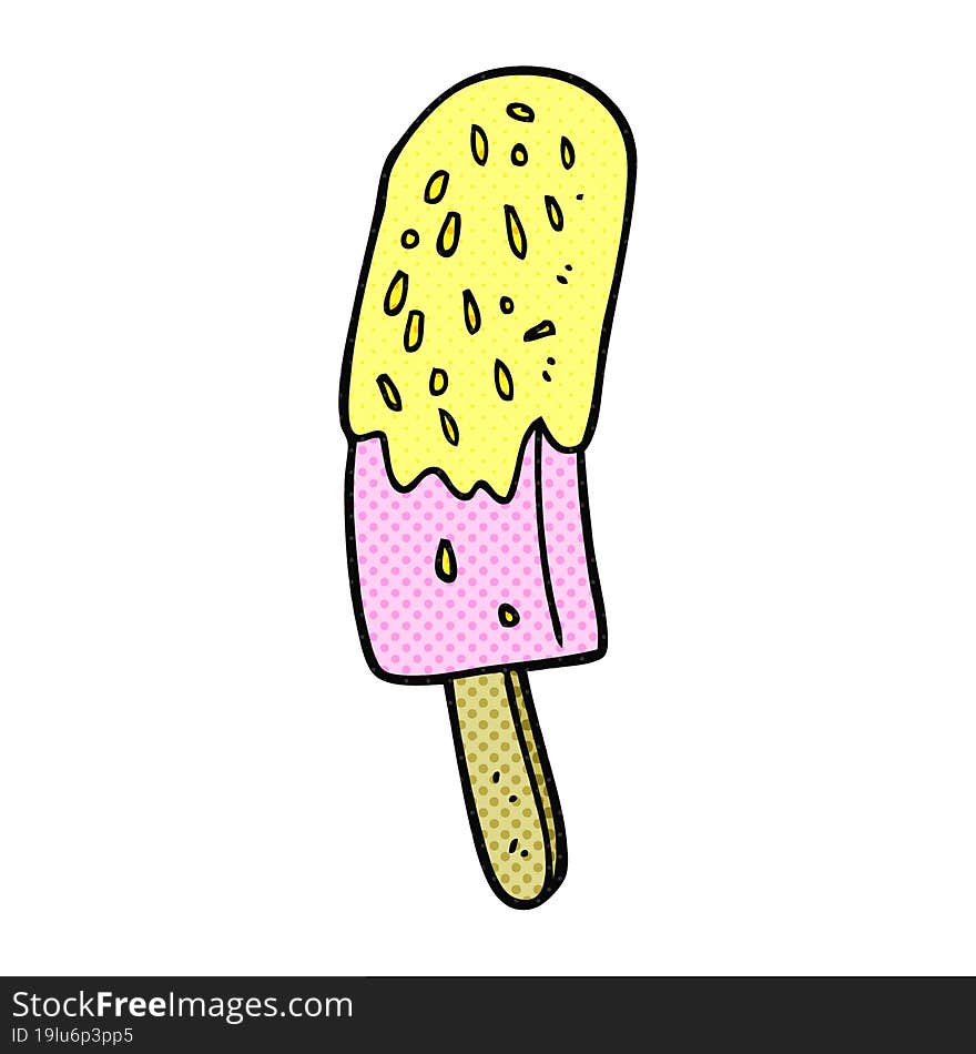 Cartoon Ice Lolly