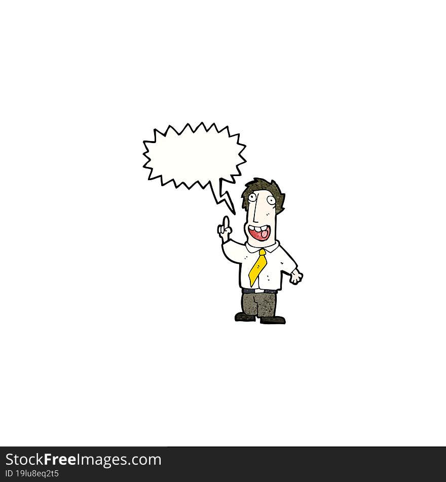 happy businessman cartoon