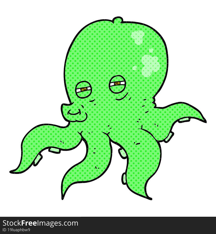 Cartoon Octopus