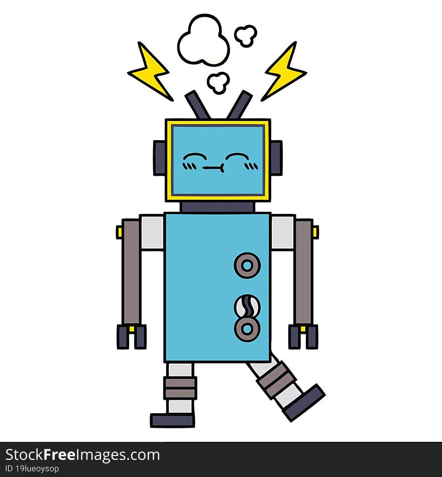 Cute Cartoon Robot