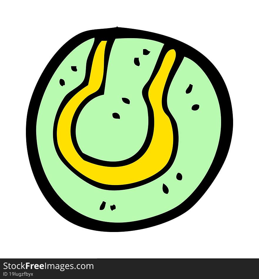 cartoon tennis ball